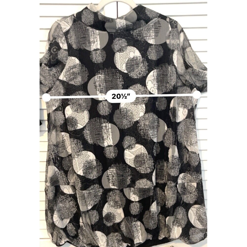 IC By Connie K Bubble Dress Textured Art Wear Zip Back High Neck Women’s Large - Picture 10 of 10